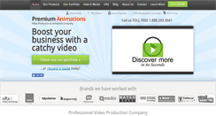 Desktop Screenshot of premiumanimations.com